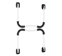 POPETPOP Pied de Table Métallique Réglable 2 Pièces Pieds Antidérapants, Pliable et Stable, Adapté pour Table Escamotable et Bureau d'Ordinateur Portable