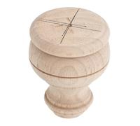 POPETPOP Pieds de Canapé en Bois Massif Style Français Raffiné, Assemblage et Démontage sans Effort, Couleur Kaki, pour Projets D'amélioration Maison