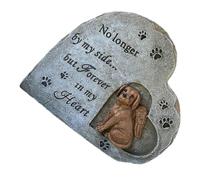 POPETPOP Pierre Commémorative pour Chiens Résine Statue de Souvenir pour Animaux de Compagnie Marqueur de Tombeau pour Jardin pour Dernier à Votre Animal