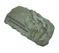 POPETPOP Pierre Tombale Résine pour Animaux de Compagnie Stèle Funéraire pour Chien Pierre Commémorative Extérieure