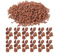 POPETPOP Pierres Décoratives Naturelles pour Jardin et Bassin 60g, Rouge
