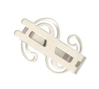 POPETPOP Pince à Carte en Acier Inoxydable Argentée, Clip Portable Compact et Léger pour Billets, Maison ou Usage Scolaire