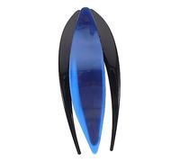POPETPOP Pince à Cheveux Française Plate Grosse Taille Bleu Noble pour Cheveux Fins et Clairsemés, Pince Griffe sans Pliage pour Femmes et Filles, Accessoire Coiffure Quotidien Robuste