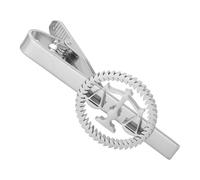 POPETPOP Pince à Cravate Design Élégant et Résistant à L'oxydation pour Hommes en Acier Inoxydable Motif Balance Justice pour Réunions Professionnelles