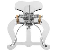 POPETPOP Pince de Partition pour Trombone, Flûte et Saxophone - Kit Multifonction avec Chiffon de Nettoyage et Pochette de Rangement - Clip Argenté Compatible Harpe, Accessoires Musique