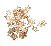 POPETPOP Pinces à Cheveux Étoile Métal Argenté 50 Pièces 3,2 Cm Fines Mode Unisexes Usage Quotidien Sécurisées