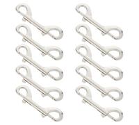 POPETPOP Pinces à Chien à Double Extrémité avec Clips Métalliques | Design à Double Tête avec Ressort, Fonctionnement sans Outil, Sécurité Renforcée, pour Promenades et Seaux D'eau