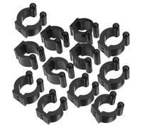 POPETPOP Pinces Porte-Queue de Billard en Plastique Double Trou Support Mural Polyvalent pour Queues de Billard Snooker et Canne à Pêche Lot de 25 Clips Robustes pour Rangement et