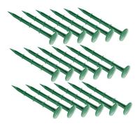 POPETPOP Piquets De Jardinage en Plastique 150 Pcs Piquets 16 Cm pour Jardin Fixation Au Sol Outils De Jardin pour Potager Et Tente Et Réutilisables