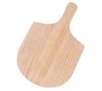 POPETPOP Planche à Bois avec Poignée 12 Pouces, Pelle à Pizza Multifonction, Planche à Découper et Plateau de Service, Finition Polie, Rangement Suspendu, Cuisine Domestique