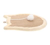 POPETPOP Planche à Gratter pour Chat Griffoir à l'usure Accessoire en Jute pour Chaton Tapis à Gratter Pratique