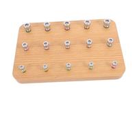 POPETPOP Planche Bois pour Rééducation Doigts Coordination Œil Main Entraînement Motricité Fine Équipement et Facile Dutilisation
