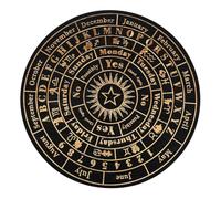 POPETPOP Planche de Divination Massif pour Pendule Décoration Spirituelle et Durable Accessoire Ésotérique pour Exploration Spirituelle et Ornements Maison