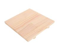 POPETPOP Planche de Sculpture en Bois Massif 24X24X1,4 CM pour Poterie et Argile, Outil Artisanal pour Atelier Créatif et Travail Manuel de Potier