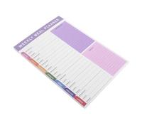 POPETPOP Planificateur de Repas Hebdomadaire Non Daté avec de Courses Bloc-notes Do List pour Étudiants et Travailleurs Organiseur Quotidien pour des Menus