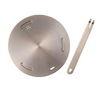 POPETPOP Plaque à Induction Acier Inoxydable Rosé Épaissie Adaptateur Diffuseur De Chaleur Pour Cuisinière à Induction Et Gaz Chauffe Uniforme Compatible Poêles Fonte