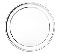 POPETPOP Plaque à Pizza Ronde Résistant Chaleur Plateau de Cuisson Anti- Facile à Nettoyer Léger et Stable pour Four et Pâtisserie