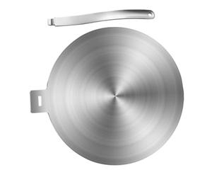 POPETPOP Plaque Conductrice De Chaleur 280x3,4 Mm Acier Inoxydable Diffuseur De Chaleur Pour Cuisinière Gaz Et Induction Décongélation Usage Domestique