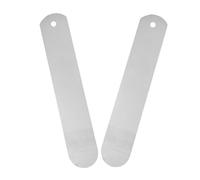 POPETPOP Plaque de Doublure de Chaussettes en Aluminium Blanc, Lot de 2 Pièces, Organiseur Suspendu pour Séchage et Prévention des Plis, pour Rangement Chaussettes