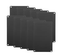 POPETPOP Plaques Métalliques Vierges Aluminium Lot de 10 100X70 MM Panneaux Gravés pour Porte à Personnaliser Bricolage Intérieur Extérieur