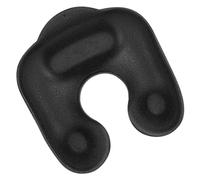 POPETPOP Plateau de Lavage pour Cheveux en Pvc Noir, Appui Cou Confortable pour Permanente, Protège Vêtements et Facilite Coiffage à Domicile