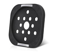 POPETPOP Plateau Rond Support Mobile en Plastique et Acier Inoxydable Roues Universelles pour Bouteille de Gaz Noir pour Cuisines Familiales et Restaurants