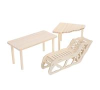 POPETPOP Plateforme en Bois Accessoire Décoratif Échelle et Tunnel pour Hamster Stimule l'exercice et L'intelligence des Petits Animaux pour Cage à Hamster