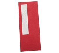 POPETPOP Pliable Épais pour Calligraphie Chinoise Xuan Papier Lisse pour Peinture et Écriture Artistique Carnet Traditionnel Rouge avec Motifs Dorés pour Art Calligraphique et Collection