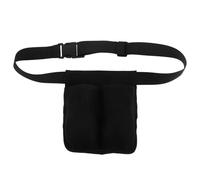 POPETPOP Pochette Ceinture Ajustable pour Bouteilles Huile Essentielle avec Double Poches Organisateur Pratique pour Massothérapeutes Usage Domestique et Voyage