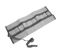 POPETPOP Pochette de Rangement pour Outils en Toile Couture Précise, Facile à Ranger Transporter Pochette à Outils de Jardinage, Structure Multi-Fentes, Design Enroulable