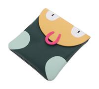 POPETPOP Pochette pour Tampons, Paquet de Rangement pour Serviettes Hygiéniques en PU Vert, Léger et Portable, Préserve L’intimité, Garde Les Serviettes Hygiéniques Propres, pour Voyage