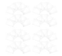 POPETPOP Pochettes Transparentes pour Dossards de Marathon PVC Solide 11 Trous Compatible Classeur Standard 100 Pièces 11,8 X 9 Pouces Protection Étanche Rangement Organisation Matériel