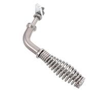 POPETPOP Poignée à Ressort en Métal Vintage pour Poêle à Bois, Poignée de Porte D’Insert de Cheminée, Adaptée pour Poêles à Granulés et Barbecues Extérieurs