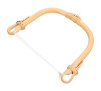 POPETPOP Poignée de Théière Remplaçable en Bambou Teinté, Manche Anti-brûlure Compatible 11-13 Cm, Accessoire Solide pour Théière Traditionnelle, Remplacement Pratique pour Usage Quotidien