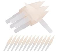 POPETPOP Pointes de Pinceau Éponge de Remplacement pour Calligraphie, Têtes Souples en Éponge Blanche Lot de 20 Expérience D'écriture Confortable pour Exercices de Calligraphie
