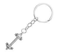 POPETPOP Porte-clés Haltère Décoratif Alliage de Zinc Léger et Portable Cadeau Fitness pour Amateurs de Musculation et Accessoire de Décoration