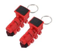 POPETPOP Porte-clés Train LED Lumineux Créatif Pendentifs Sonores Clignotants Rouges Accessoire Compact et Portable pour Clés Sacs et Décoration