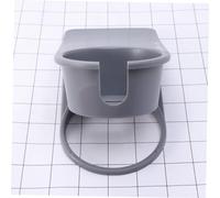 POPETPOP Porte Gobelet à Clip pour Bureau et Table Support Robuste Abs Organise Tasse Bouteille Accessoires pour Câble USB Gris