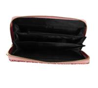 POPETPOP Portefeuille Long Femme Rose Pailleté, Paquet à Main Zipper Mode | Design Créatif Brillant, Compartiments Multiples pour Billets et Cartes, pour Mère et Fille