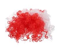 POPETPOP Postiche Duveteuse aux Couleurs du Drapeau Canada États-Unis Mexique Postiche Unisexe en Fibre PET Respirante Taille Unique Accessoire Supporter Football pour Fêtes et Cosplay