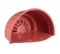 POPETPOP Pot de Fleurs Mural Décoratif Semi-Circulaire pour Intérieur Et Extérieur Pot de Fleurs Suspendu en Plastique Décoration de Jardin Élégante Et Élégante