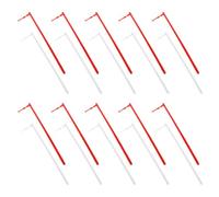 POPETPOP Poteaux de Structure d'Éolienne 20 Pièces en Plastique, Tiges de Mât pour Moulin à Vent Décoratif, Accessoires pour Montage de Moulin à Vent Extérieur