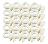 POPETPOP Poulie De Rail De Rideau Silencieuse 11x23mm en Plastique roulettes Coulissantes pour Rideaux Ensemble De 50 Pièces Accessoires pour Maison Fenêtres Et Portes Coulissantes