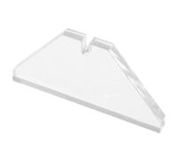 POPETPOP Présentoir à Couteaux en Acrylique Transparent Support Stable et Gain de Place pour Couteaux Cuisine et Fruits Organiseur Vertical Polyvalent pour Plan de Travail Étagère de