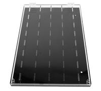 POPETPOP Présentoir à Médiators Transparent Compartiments Séparés, Boîte de Rangement Compacte 325x215x22 Mm pour Accessoires de Guitare, Organisateur Pratique pour Musiciens