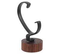 POPETPOP Présentoir à Montre c en Bois De Noyer, Support pour Montre-Bracelet Détachable, Support De Rangement Unisexe, Base Basse pour Vitrine Et Organisation -