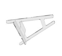 POPETPOP Présentoir Acrylique Transparent Grand Format, Support Polyvalent pour Téléphone Dégagé, Porte-Assiette et Chevalet Photo, Étagère de Bureau Stable pour Affichage et Rangement