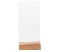 POPETPOP Présentoir de Table et Bois Fsc Support de Menu Incliné Porte Affiche et Polyvalent pour Bureau Restaurant et Événements