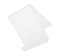 POPETPOP Présentoir en Acrylique Transparent pour Livres A4, Étagère Simple et Élégante pour Affichage et Rangement, pour Boutique ou Vitrine
