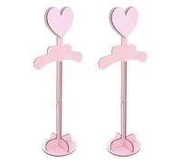 POPETPOP Présentoir Portable en Bois pour Vêtements Bébé, Lot de 2 Cintres Stables pour T-Shirts et Robes, Adapté aux Parents et Commerçants, Usage Intérieur pour Chambre et Commerce